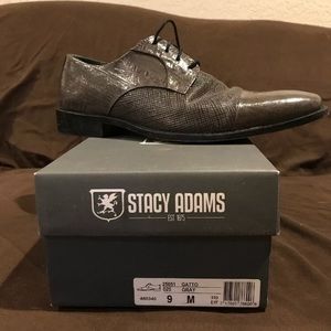 Stacy Adams Gatti Gray Dress Shoes